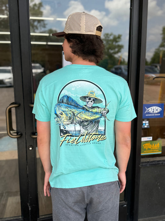 Adult Fieldstone Deep Sea Skeleton - Teal