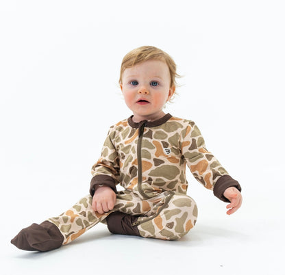 Burlebo - Baby Zip Up - Venado Camo