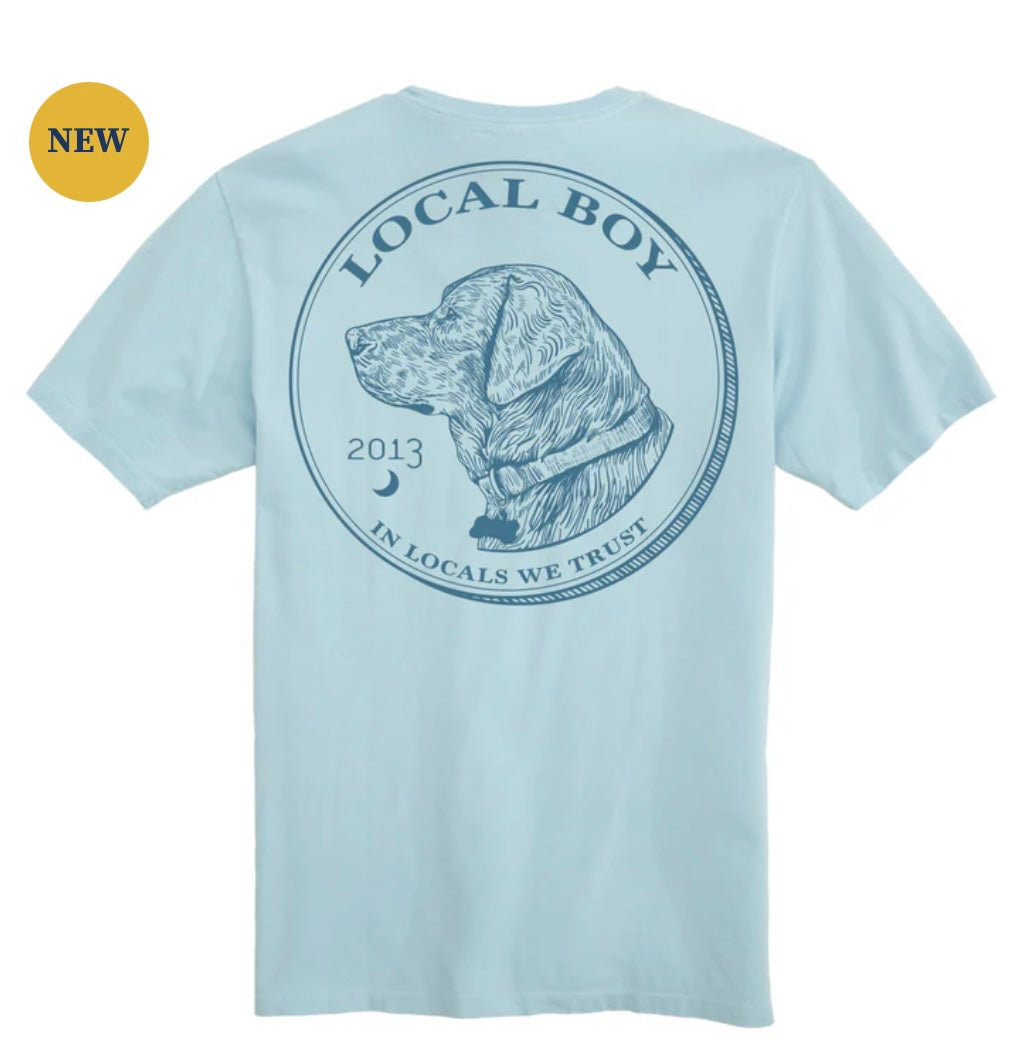 Toddler Local Boy In Locals We Trust SS Tee - Chambray