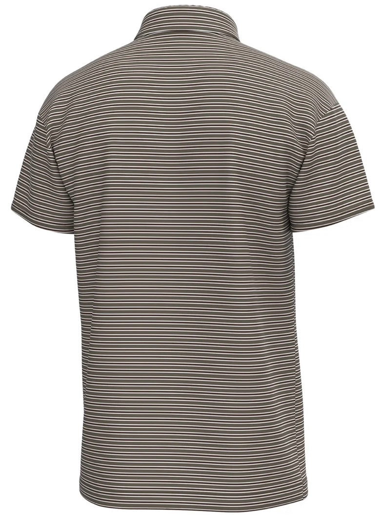 Local Boy Surfside Polo Dark Tan/Espresso/White