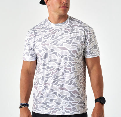 BURLEBO Go To Tee - White Camo
