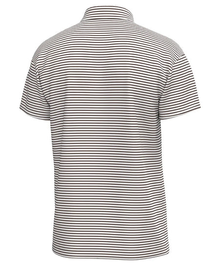 Local Boy Edisto Polo - Espresso/White