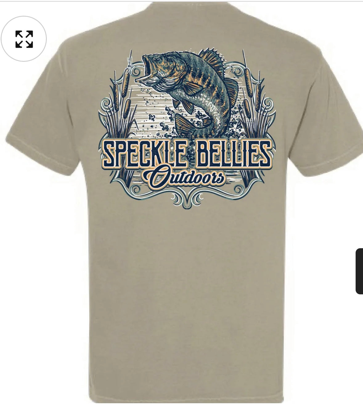 Speckle Bellies Vintage Bass - Stone
