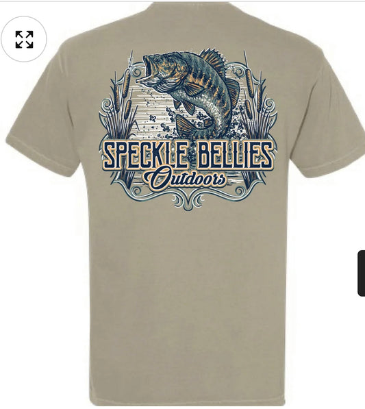 Speckle Bellies Vintage Bass - Stone