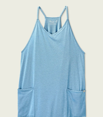 Marsh Wear Buxton Romper Dress - Blue Heaven Heather