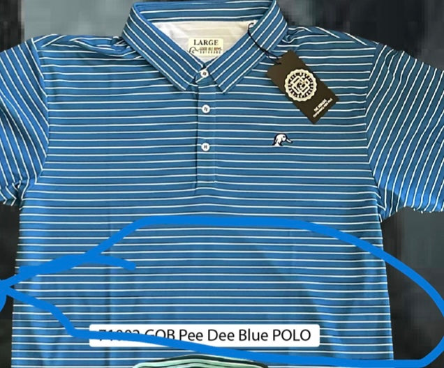 Good Ole Boys Pee Dee Blue Polo