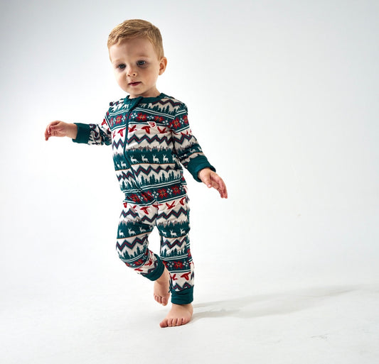 Burlebo - Baby Zip Up - Christmas