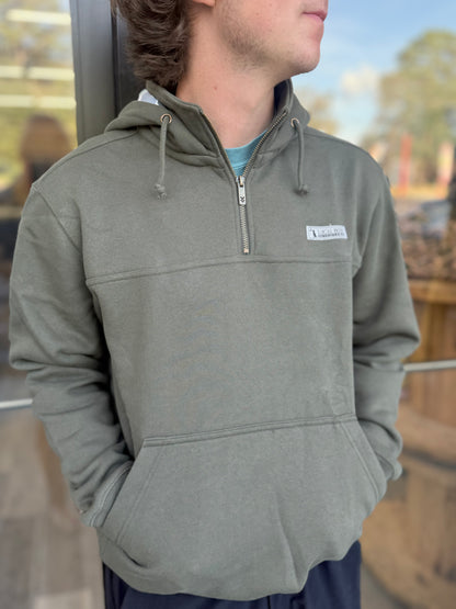 Local Boy Quarter Zip Hoodie - Olive