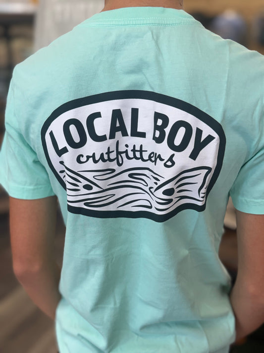 Youth Local Boy Outfitters - Fish Tails SS Tee - Island Reef