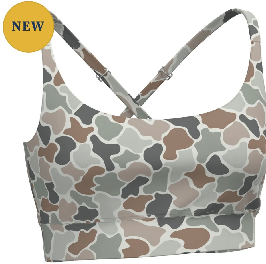 Local Girl Sports Bra 2.0 Forest Camo Flora