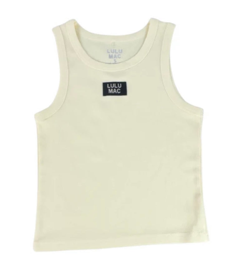 Lulu Mac OG Tank - Butter / Black Logo