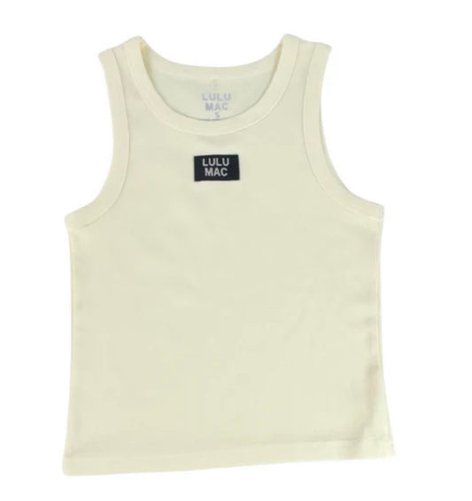 Lulu Mac OG Tank - Butter / Black Logo