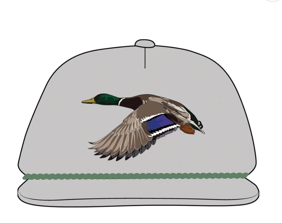 Youth Local Boy Outfitters LP Mr. Mallard Rope Hat - Cool Gray