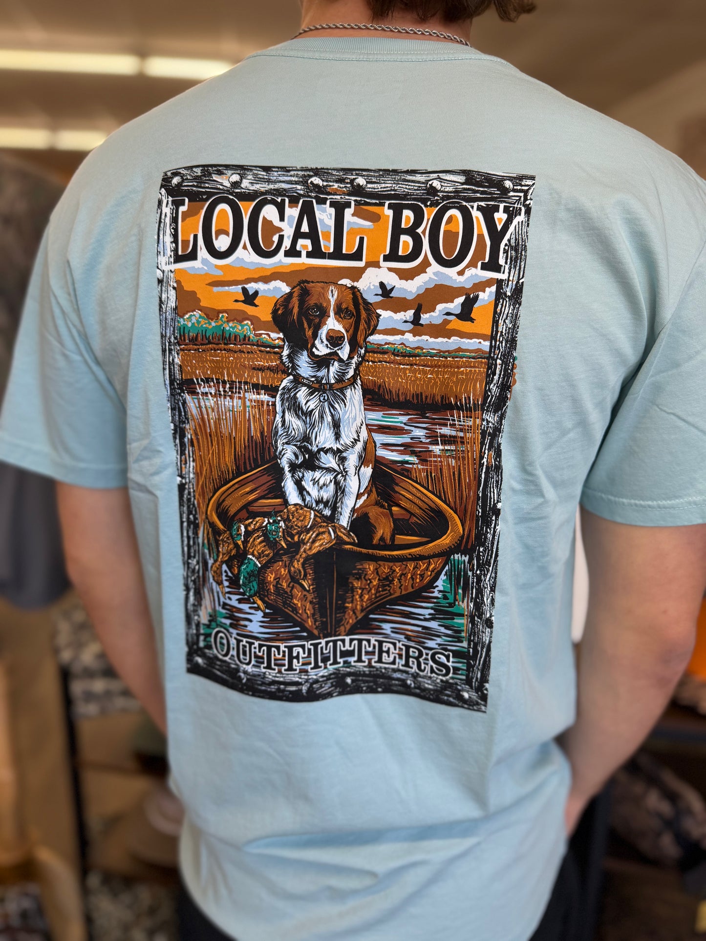 Local Boy Morning Mission SS Tee - Chambray