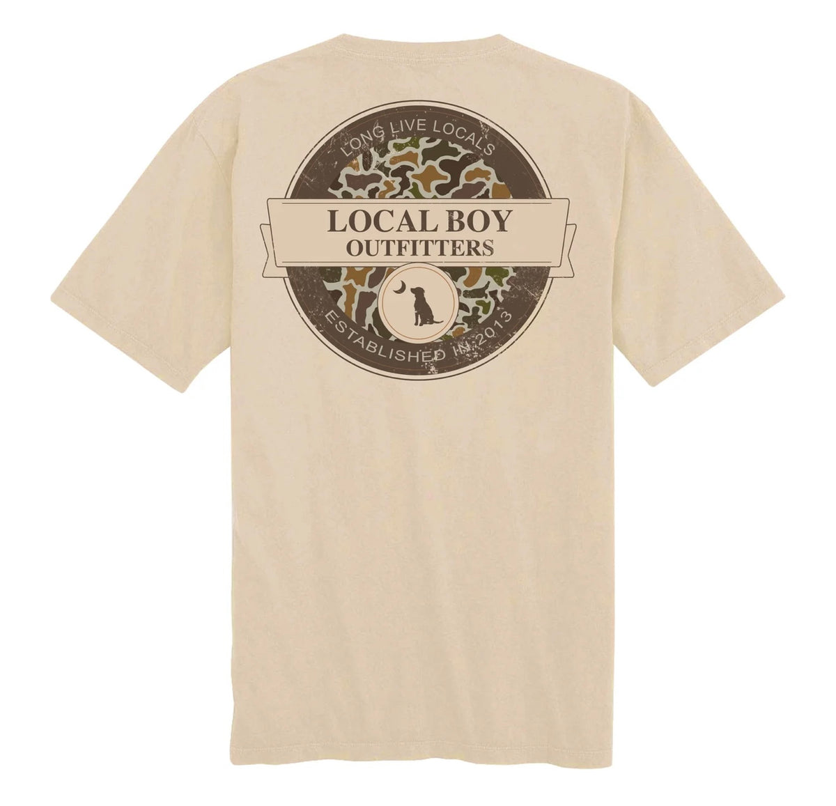 Toddler Local Boy Vintage Sphere SS Tee - Latte