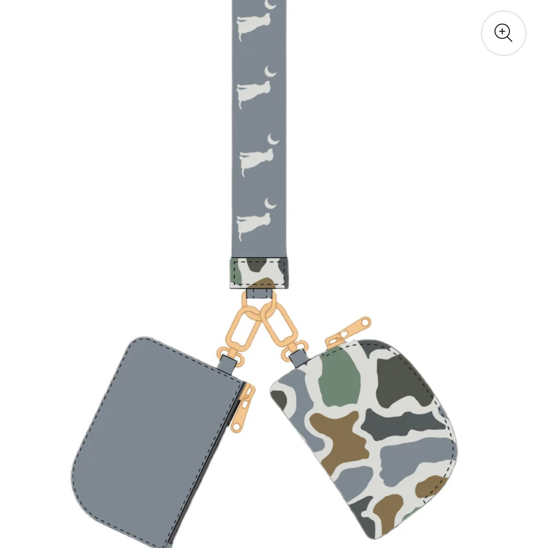 Local Girl Dual Wristlet - Localflage Bluff