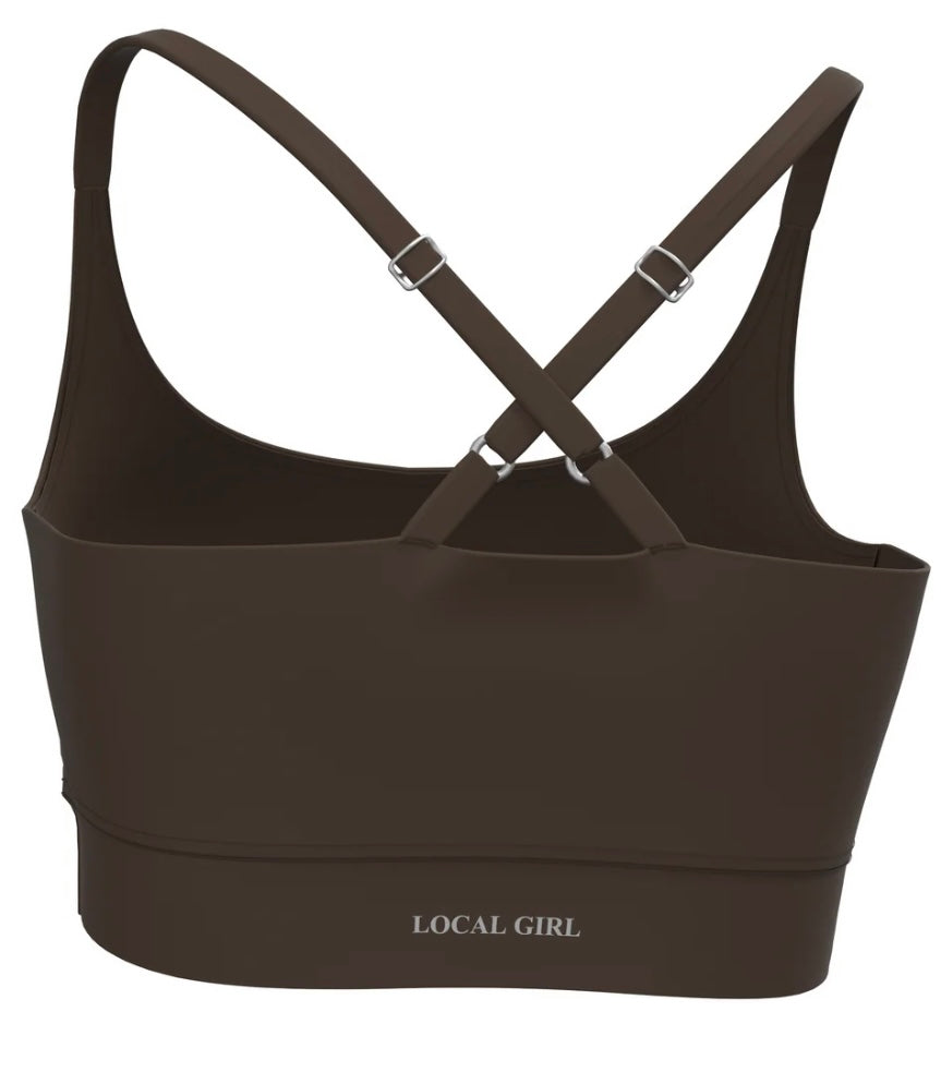 Local Girl Sports Bra 2.0 Espresso