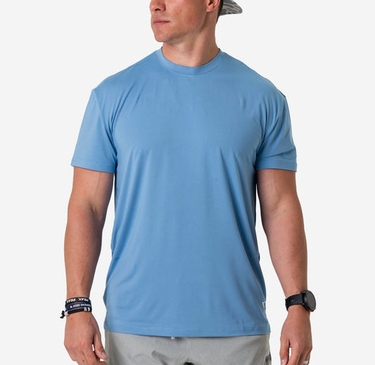 BURLEBO Go To Tee - Steel Blue