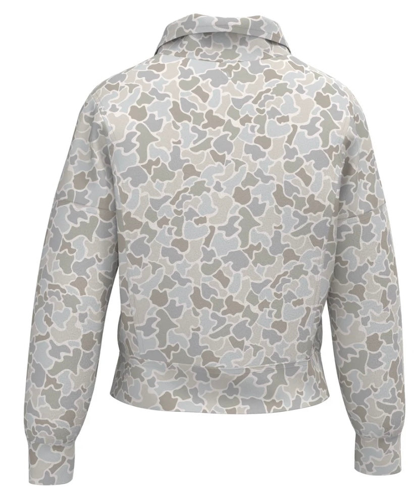 Local Girl Velvet Fleece Quarter-Zip - FC Saltwater