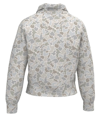 Local Girl Velvet Fleece Quarter-Zip - FC Saltwater