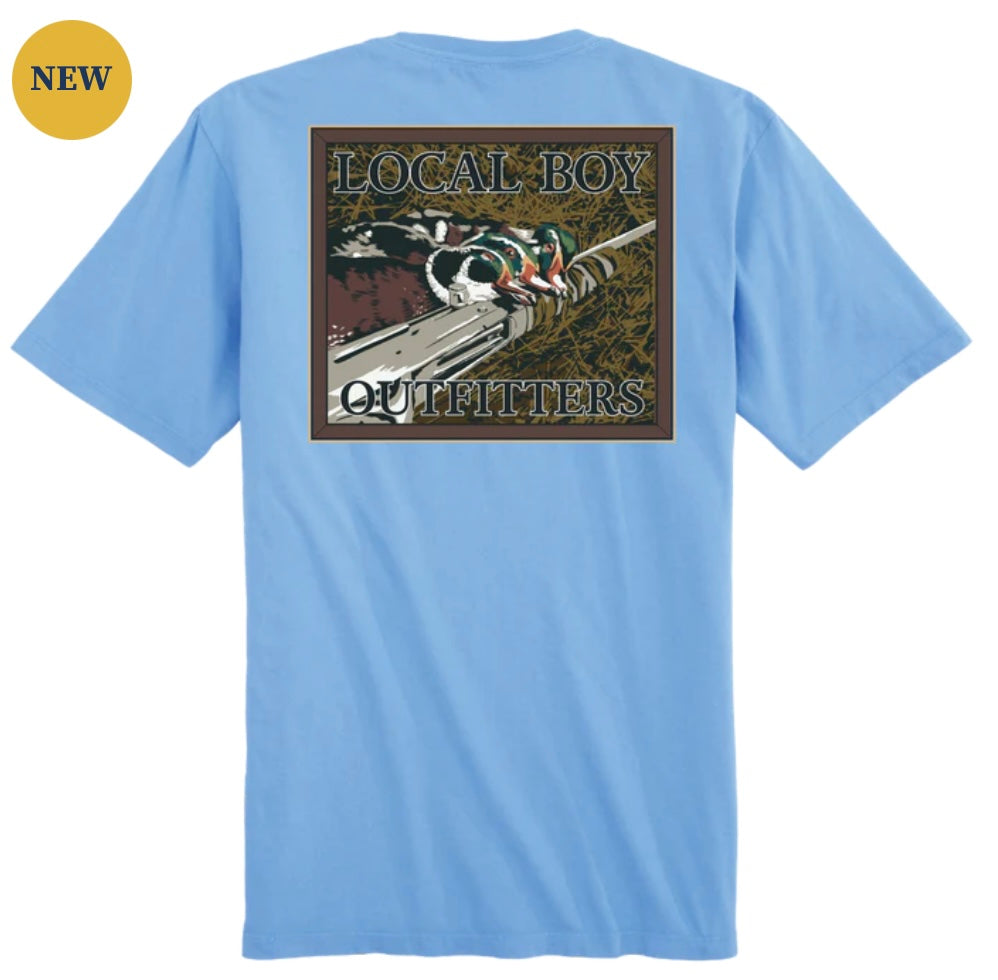 Local Boy Quack Stack SS Tee Washed Denim