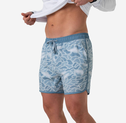 Burlebo Swim Trunks - Seaside Camo