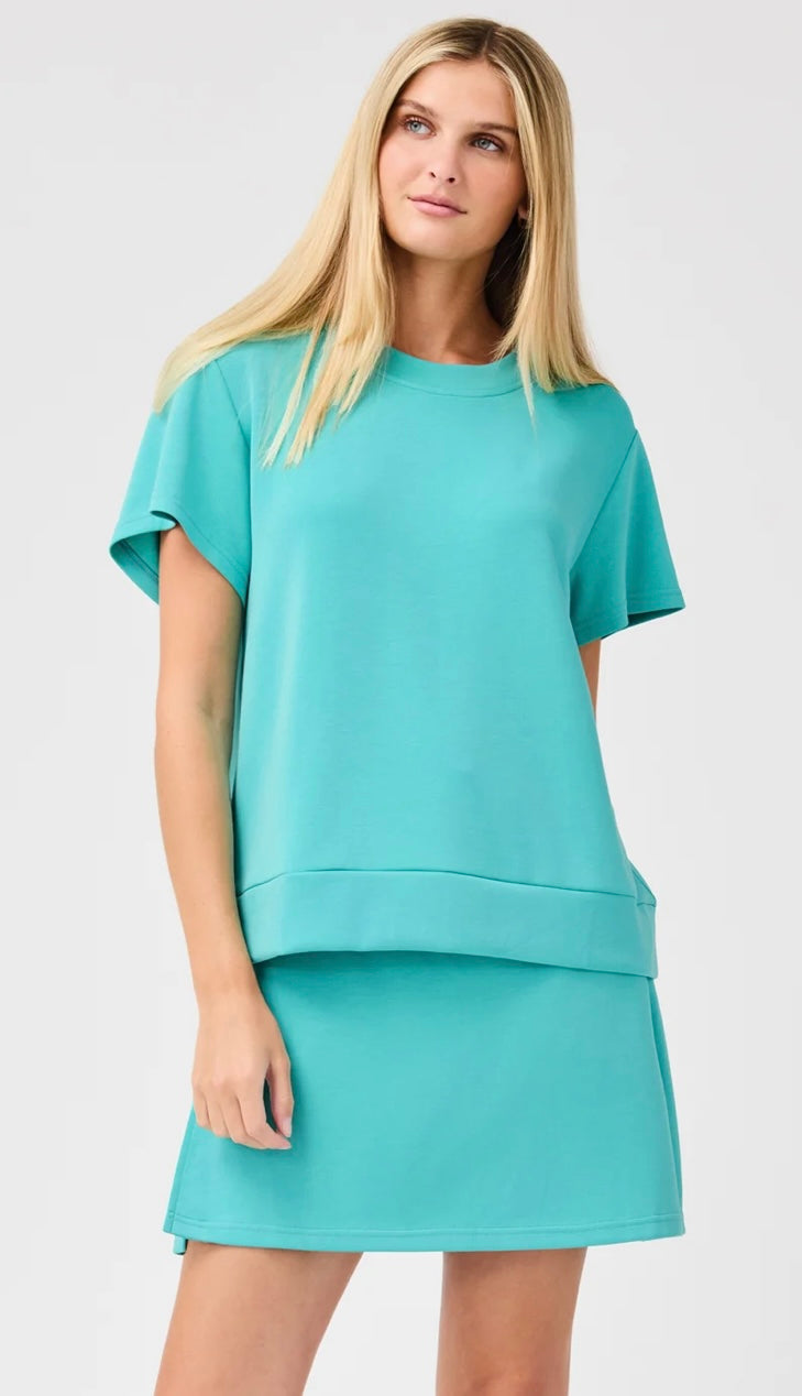 Mary Square Cora Skort - Ocean