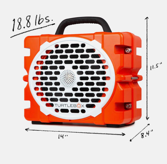 TurtleBox Audio - Grande Speaker - Orange