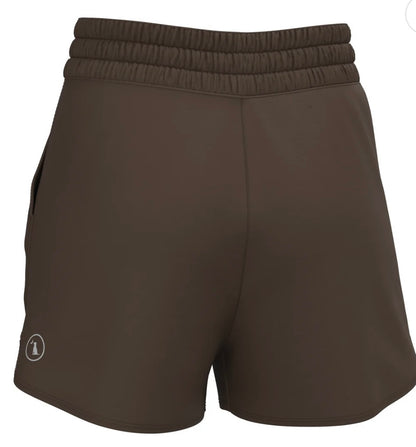 Local Girl High Waisted Volley Shorts Espresso
