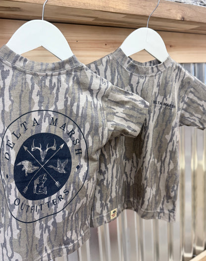 Youth Mossy Oak OG Delta Marsh S/S Tee - Bottomland