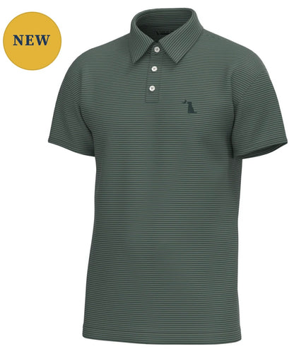 Local Boy Driftwood Polo - Ivy/Spruce