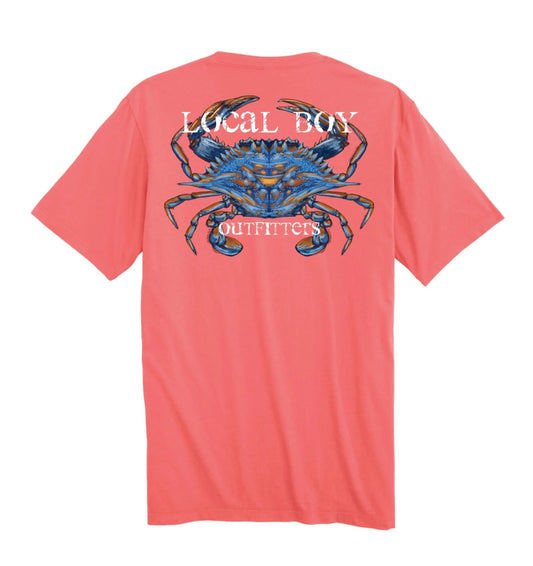 Local Boy Outfitters Youth Painted Blue Crab