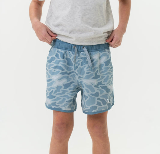 Burlebo - Youth/Toddler Swim Trunk - Jumbo Seaside Camo