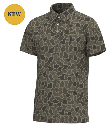 Local Boy Dirty Myrtle Polo - Brush Camo