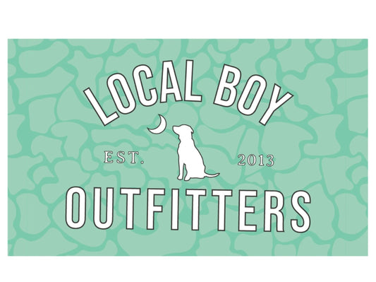 Local Boy Flag - Aqua