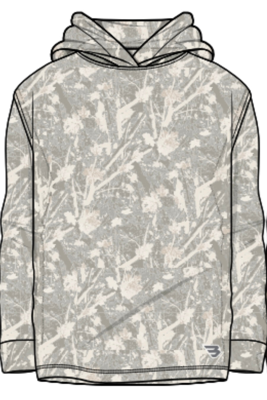 BURLEBO - Youth/Toddler Drifter Camo Performance Hoodie