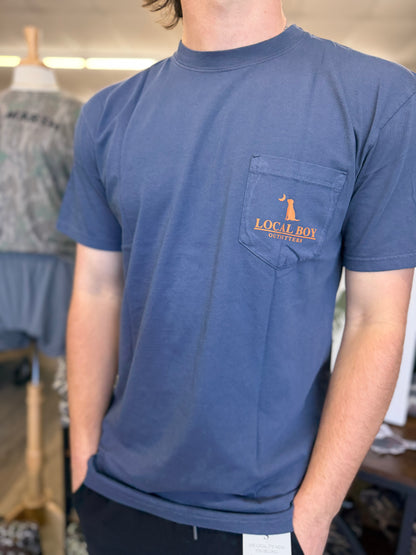 Local Boy Neon Mount SS Tee - Navy