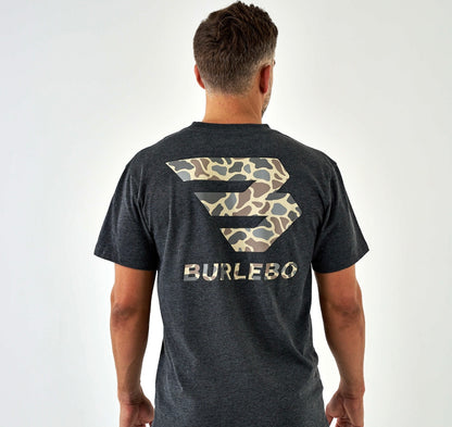 Burlebo Flying B SS Tee - Black Heather