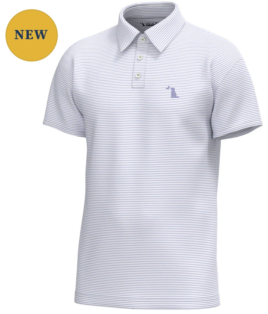 Local Boy Driftwood Polo - Lavendar
