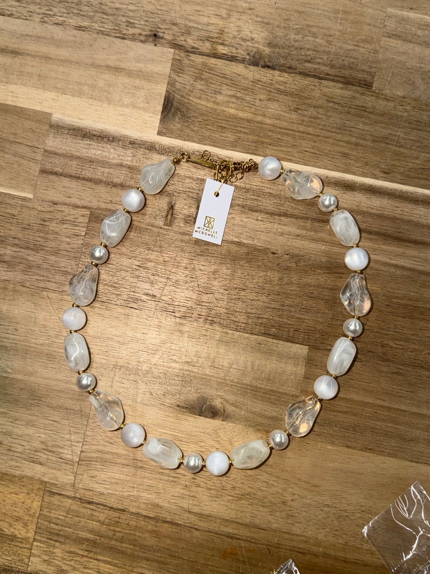 Michelle McDowell Cream Zoe Necklace