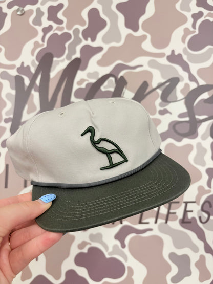 DIRTY MARSH Heron Embroidered Hat | Lowcountry