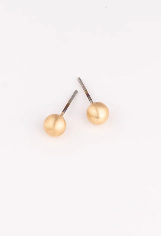 Michelle Mcdowell Grenada Earrings | Brushed Gold | Small