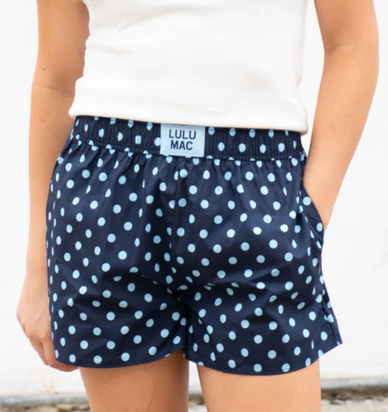 Lulu Mac Navy/Light Blue SM POLKA DOT