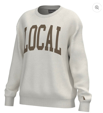 Local Girl Crescent Crew - Ivory
