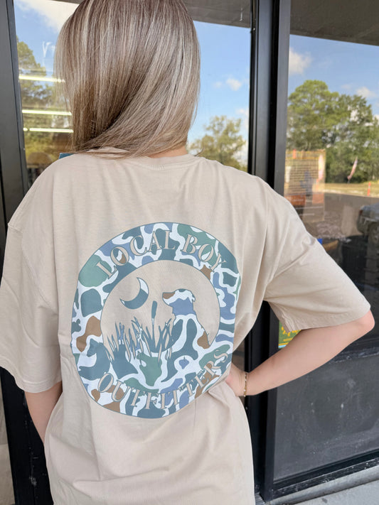 Local Boy Original Localflage Bluff SS Tee - Latte