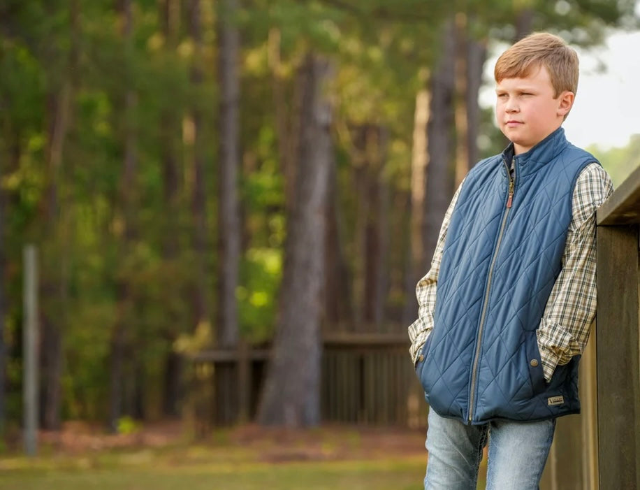 Youth Local Boy Diamond Quilted Vest