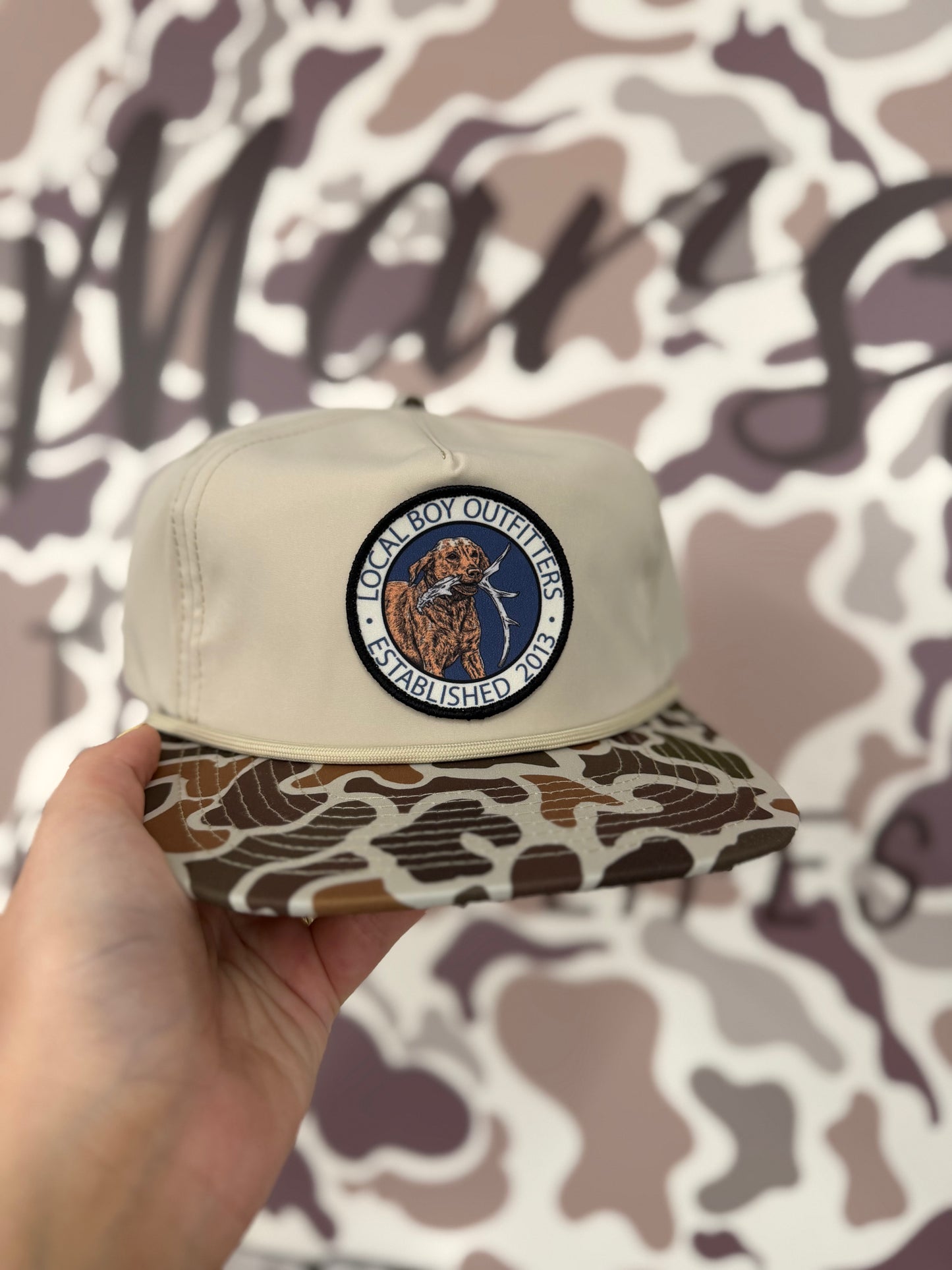 Local Boy Antler Retrieve LP Rope Hat - Localflage Vintage
