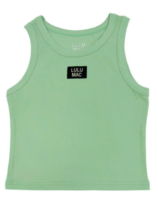 Lulu Mac OG Tank - Mint / Black Logo