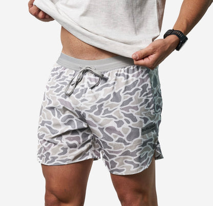 BURLEBO Training Short - White Camo