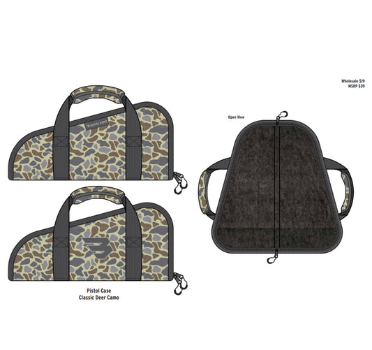 Burlebo Pistol Case - Classic Deer Camo